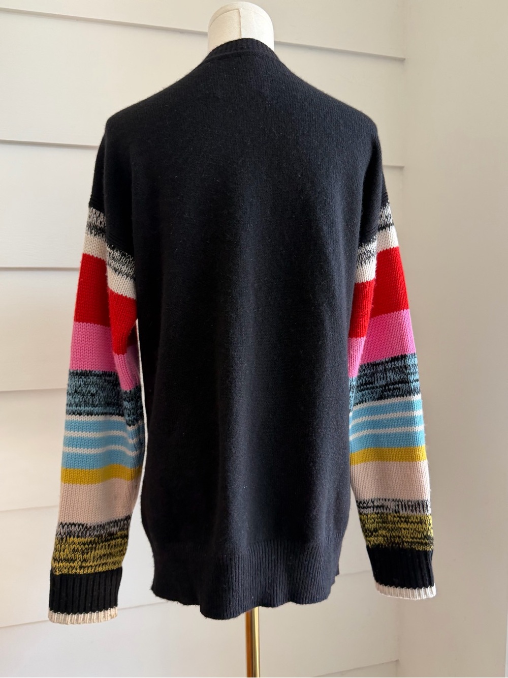 Kerri Rosenthal Robbie Sweater Marled Stripe Cashmere size XS - Picture 7 of 12
